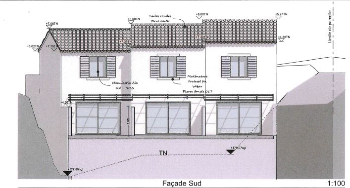 A CADENET  Maison T2 EN DUPLEX 61 m² sur 267 m² de terrain