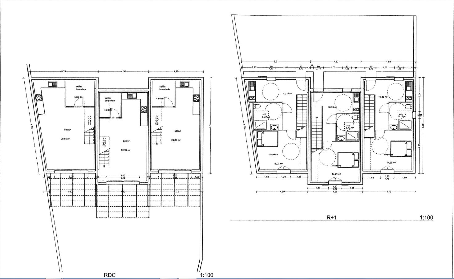 A CADENET  Maison T2 EN DUPLEX 61 m² sur 267 m² de terrain